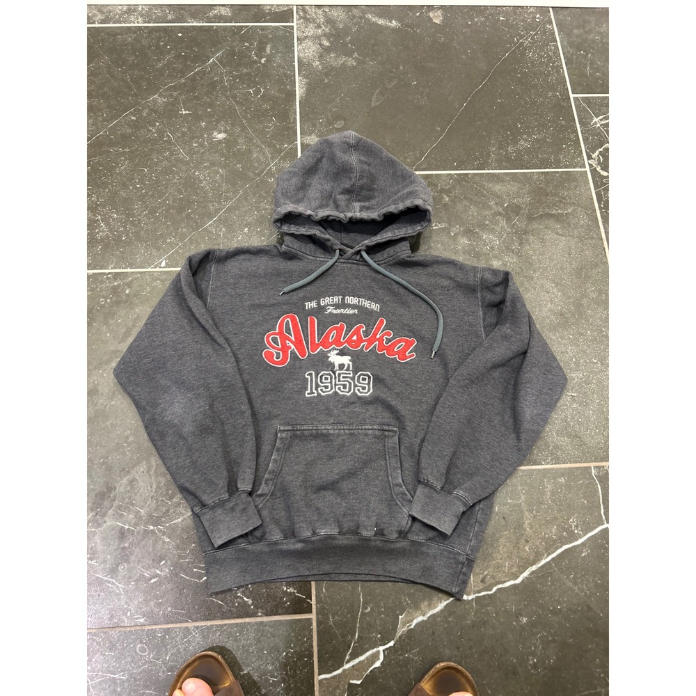 Prairie Mountain Alaska 1959 The Great Northern Frontier Hoodie Gray Small